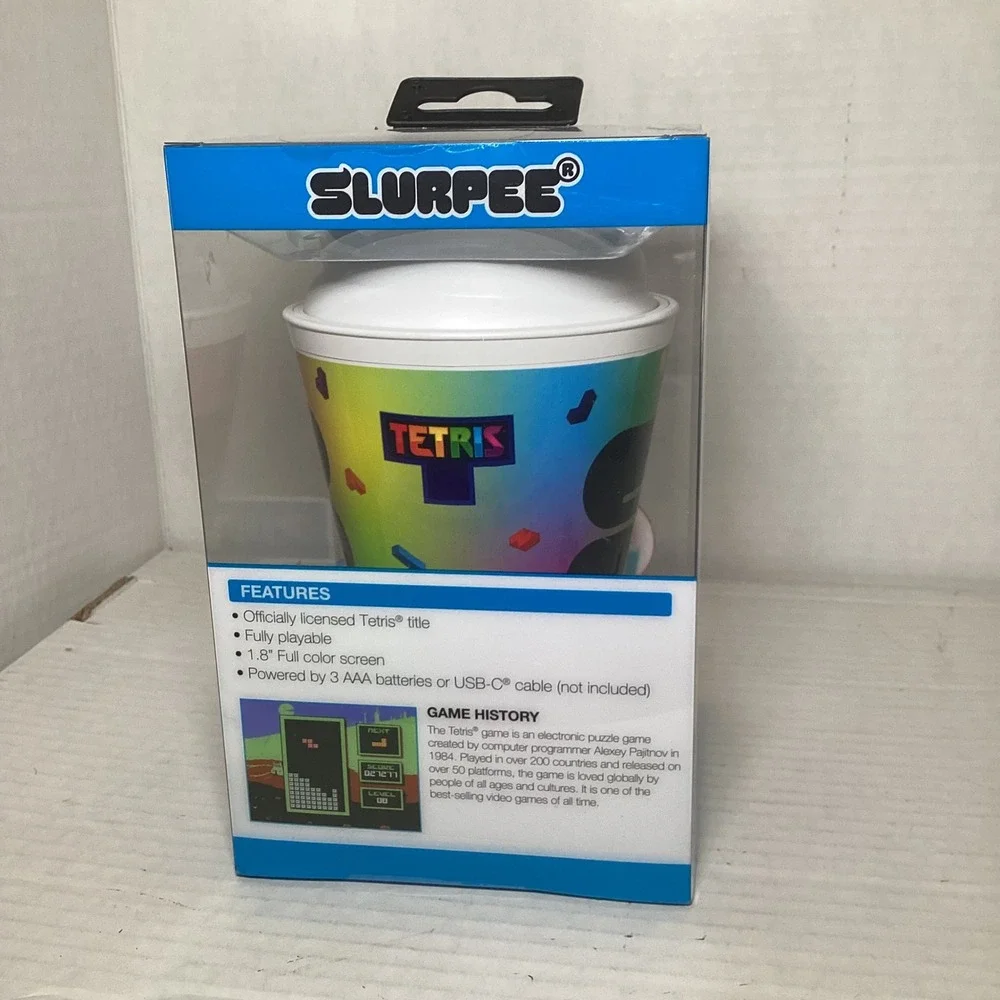 My Arcade Slurpee Tetris Portable Gaming System Handheld DGUNL-7075 New